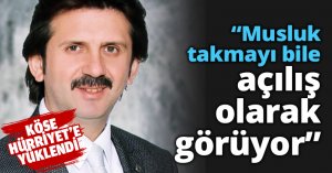 Musluk takmayı bile açılış olarak görüyor