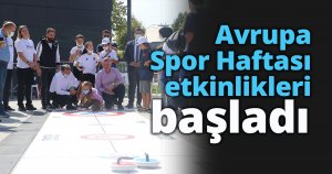 Avrupa Spor Haftası etkinlikleri başladı