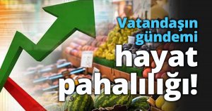 Vatandaşın gündemi hayat pahalılığı!