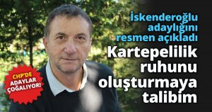 İskenderoğlu adaylığını resmen açıkladı “Kartepe’ye hiçbir şey yapılmadı”