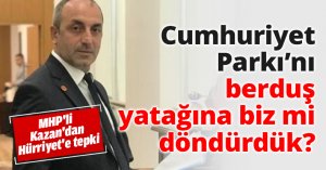 Cumhuriyet Parkı’nı berduş yatağına biz mi döndürdük?