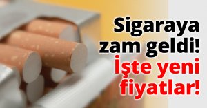 Sigaraya zam geldi!