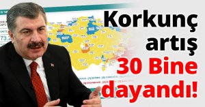 Vaka sayısında korkunç artış 30 bine dayandı