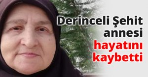 Derinceli Şehit annesi hayatını kaybetti