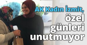 AK Kadın İzmit, özel günleri unutmuyor
