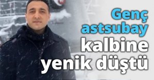 Genç astsubay kalbine yenik düştü