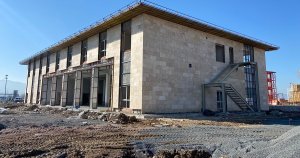 İtfaiye’nin yeni binasında hummalı çalışma