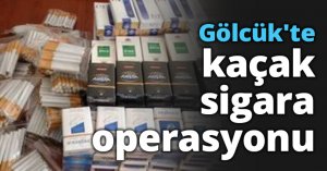 Gölcük'te kaçak sigara operasyonu