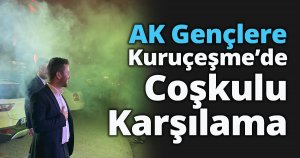 AK Gençlere Kuruçeşme’de Coşkulu Karşılama