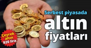 Serbest piyasada altın fiyatları