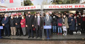 Gazi Mustafa Kemal Atatürk Gölcük’te törenle anıldı