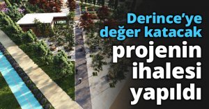Derince’ye değer katacak projenin ihalesi yapıldı