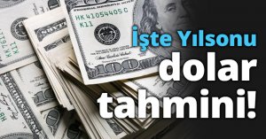 İşte Yılsonu dolar tahmini!