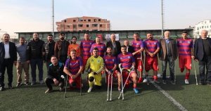 Başkan Büyükgöz, ampute takıma başarılar diledi