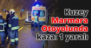 Kuzey Marmara Otoyolunda kaza: 1 yaralı