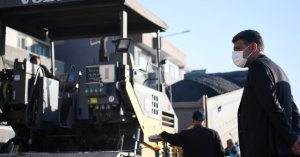 Kartepe’de güleker sokağa 1300 ton asfalt