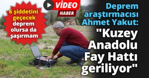 Düzce depremini yorumlayan araştırmacı, yine Doğu Anadolu'yu işaret etti