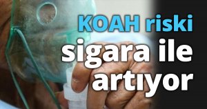 KOAH riski sigara ile artıyor