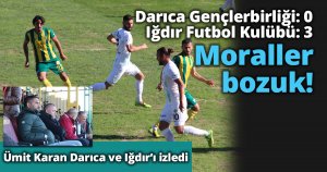 Darıca Gençlerbirliği: 0 - Iğdır Futbol Kulübü: 3