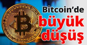 Bitcoin’de büyük düşüş