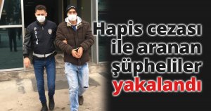Kocaeli'de hapis cezası ile aranan şüpheliler yakalandı