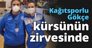Kağıtsporlu Gökçe kürsünün zirvesinde