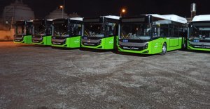 5 körüklü otobüs Büyükşehir’e teslim edildi