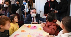 Başkan Özlü, rehabilitasyon merkezini ziyaret etti