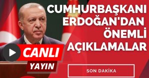 Kabine Toplantısı sona erdi Erdoğan açıklama yapıyor