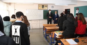 BAŞKAN KOCAMAN LİSE GÜNLERİNE GERİ DÖNDÜ