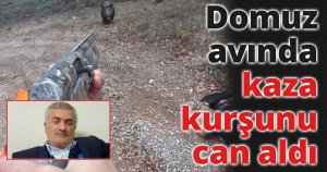 Domuz avında kaza kurşunu can aldı