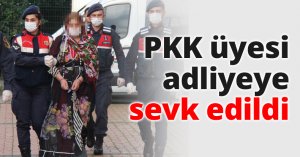 PKK üyesi adliyeye sevk edildi