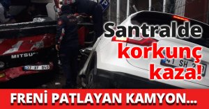 Santralde korkunç kaza!