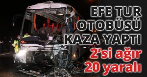  TEM’de otobüs, tır ve otomobilin karıştığı kazada ortalık savaş alanına döndü: 2’si ağır 20 yaralı