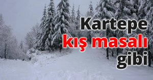 Kartepe kış masalı gibi