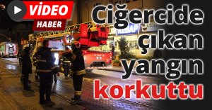 Ciğercide çıkan yangın korkuttu