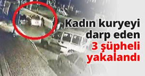 Kadın kuryeyi darp eden 3 şüpheli yakalandı