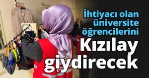 İhtiyacı olan üniversite öğrencilerini Kızılay giydirecek