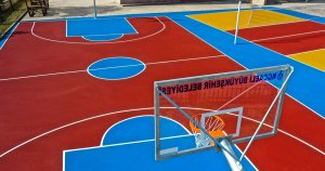 Büyükşehir’den 92 okula daha basketbol ve voleybol sahası