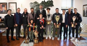 Başkan Kocaman, motosiklet kulübünü ağırladı