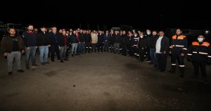 Başkan Büyükgöz, temizlik görevlileri ile bir araya geldi