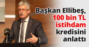 Başkan Ellibeş, 100 bin TL istihdam kredisini anlattı
