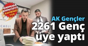 AK Gençler 2261 Genç üye yaptı