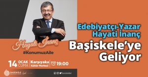 Edebiyatçı-Yazar Hayati İnanç Başiskele’ye Geliyor