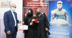 Şehidimizin adı kütüphanede yaşatıldı
