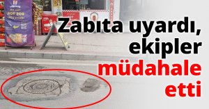 Zabıta uyardı, ekipler müdahale etti