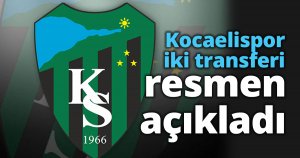  Kocaelispor iki transferi resmen açıkladı