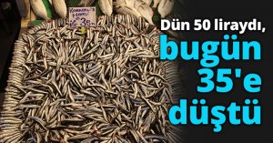Dün 50 liraydı, bugün 35'e düştü
