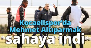 Kocaelispor’da Mehmet Altıparmak sahaya indi