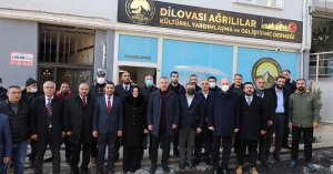 Ağrılılar, Başkan Büyükakın’ı ağırladı 